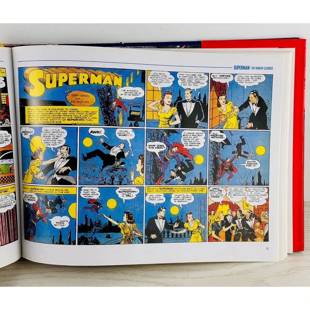 Superman The Sunday Classics Hardcover Book DC Comics Vintage Art Collectible‎